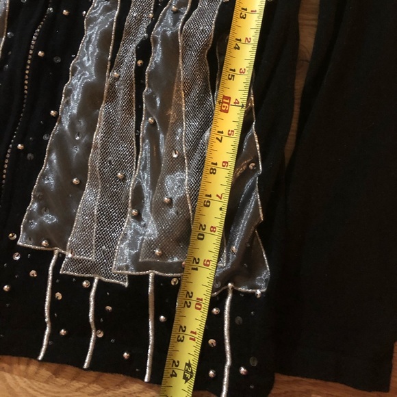 SOLD! Berek Vintage Beaded Sequin Cardigan Sz L/XL - Picture 9 of 11